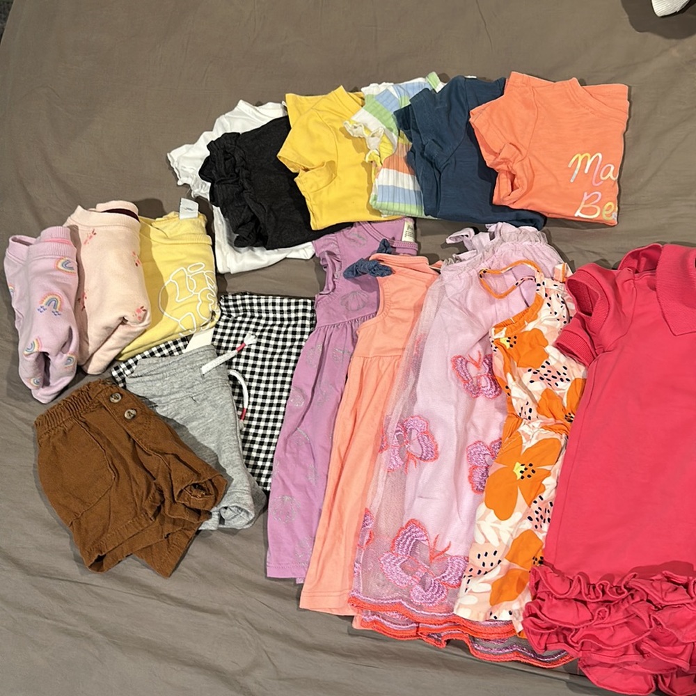Lot of 17 - 18 month toddler girl clothes